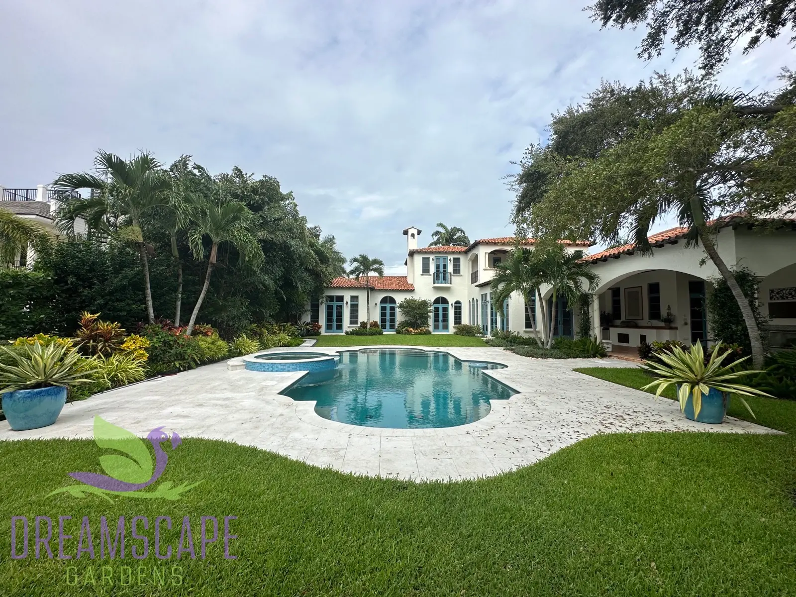 Estate masterplan installation — multi-zone garden design by Dreamscape Gardens